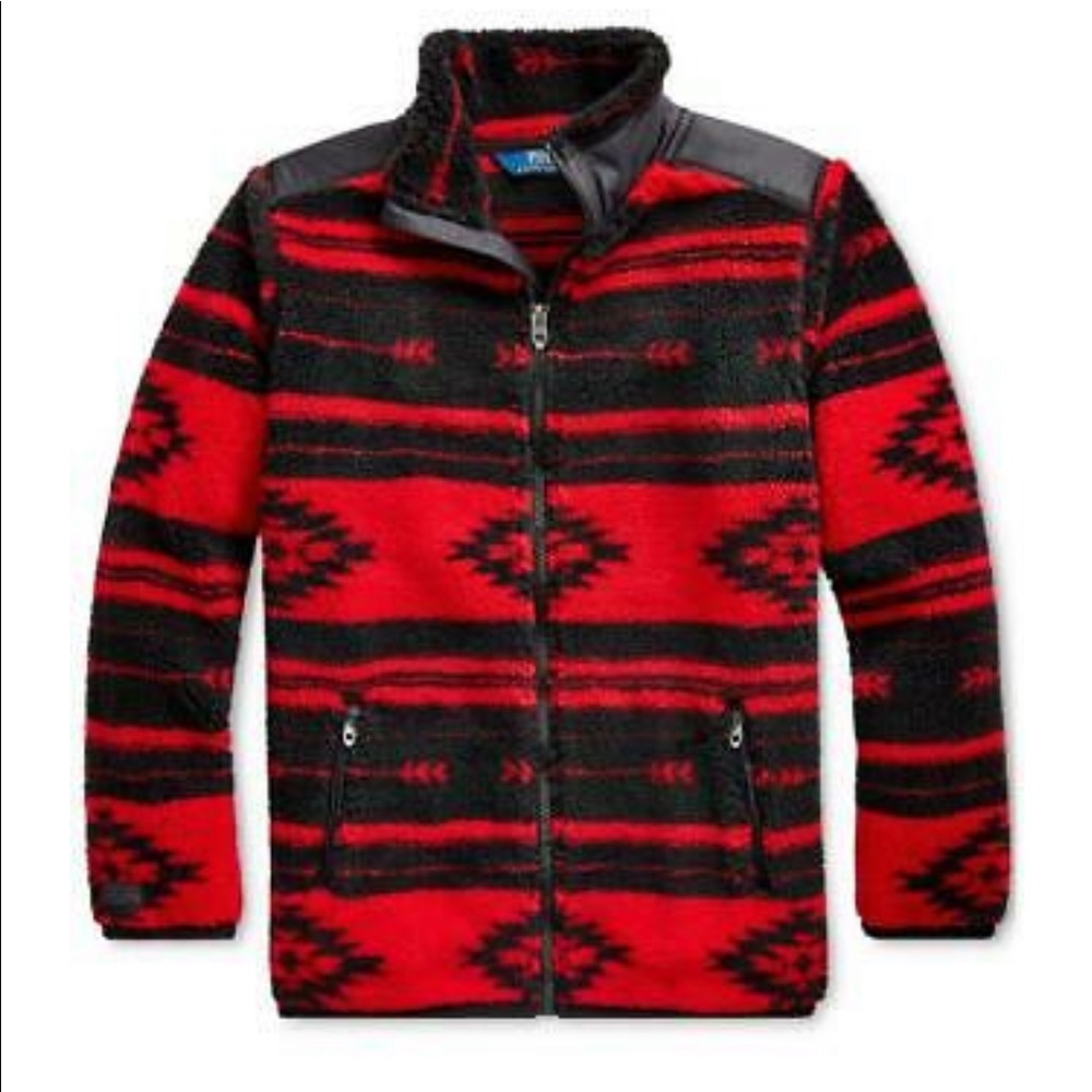 Polo Ralph Lauren girls Southwestern Fleece Jacket NWT
